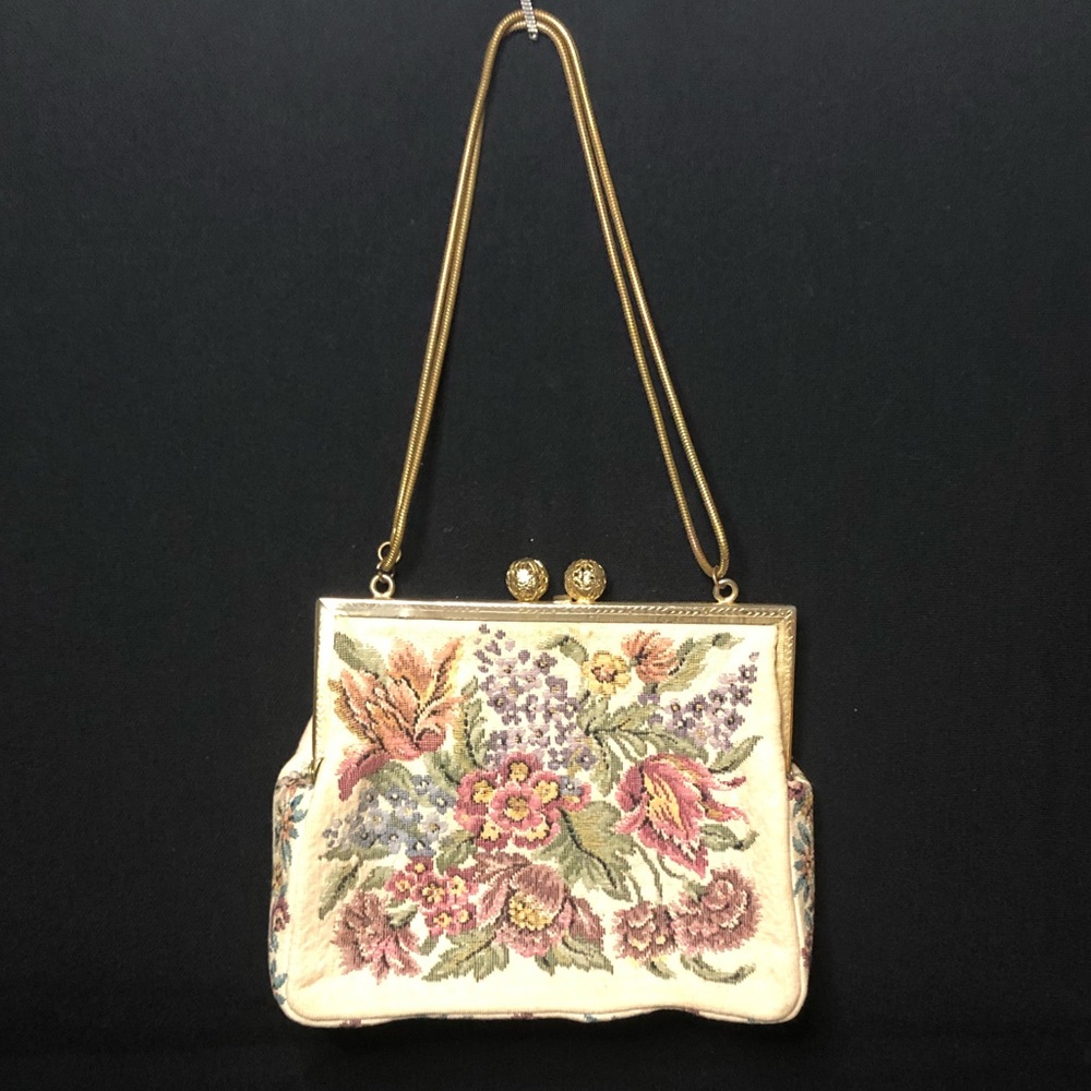 Purse Vintage Tapestry Satchel/Shoulder/Crossbody